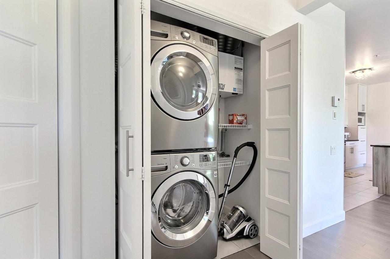 Good Vibes Only -Modern And Spacious 2 Bedroom Condo 4 Beds Free Parking, Gym Québec Kültér fotó