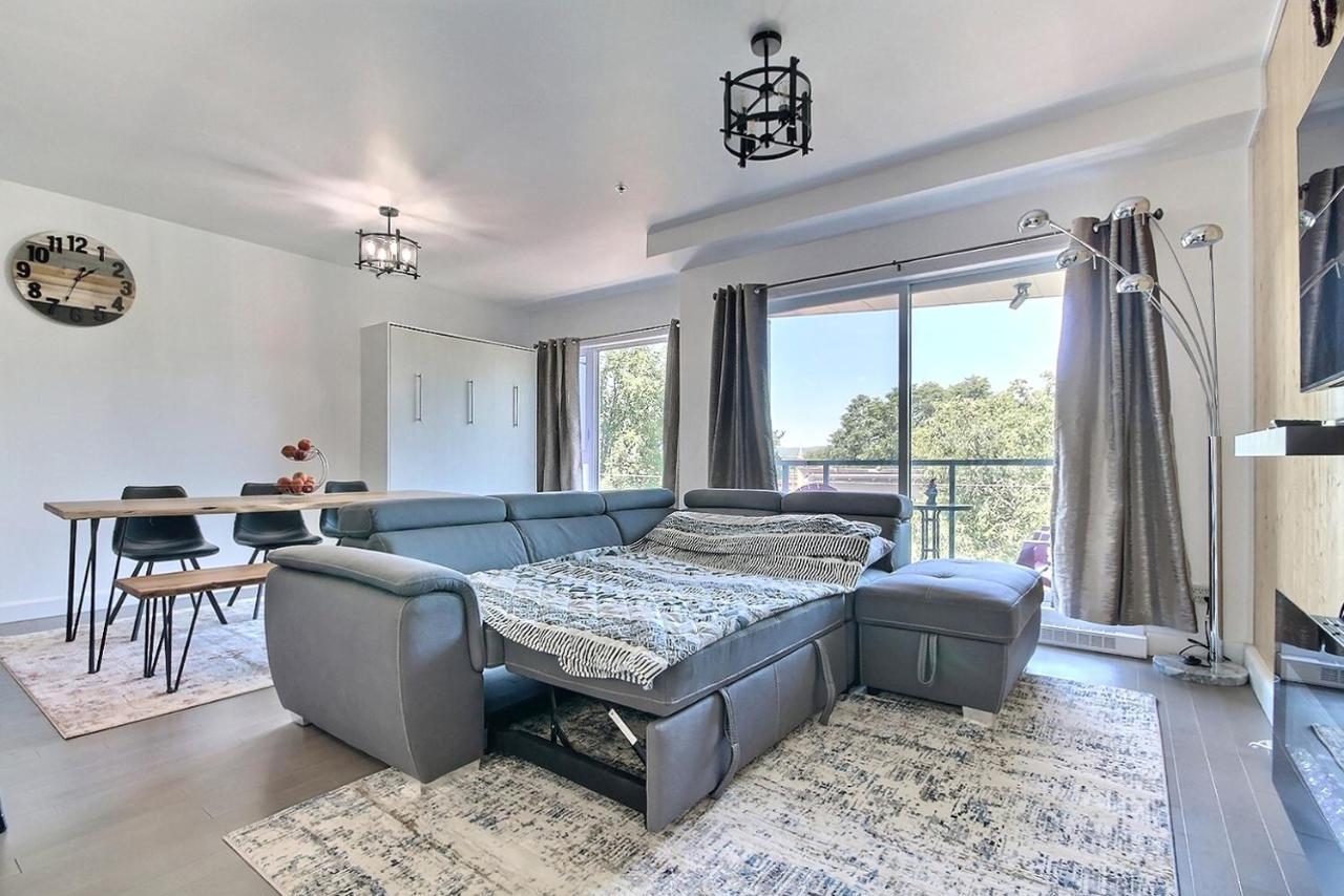 Good Vibes Only -Modern And Spacious 2 Bedroom Condo 4 Beds Free Parking, Gym Québec Kültér fotó