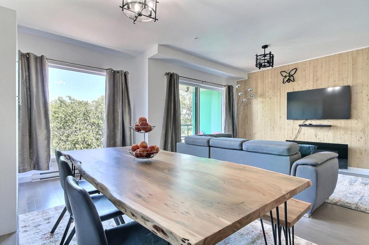 Good Vibes Only -Modern And Spacious 2 Bedroom Condo 4 Beds Free Parking, Gym Québec Kültér fotó