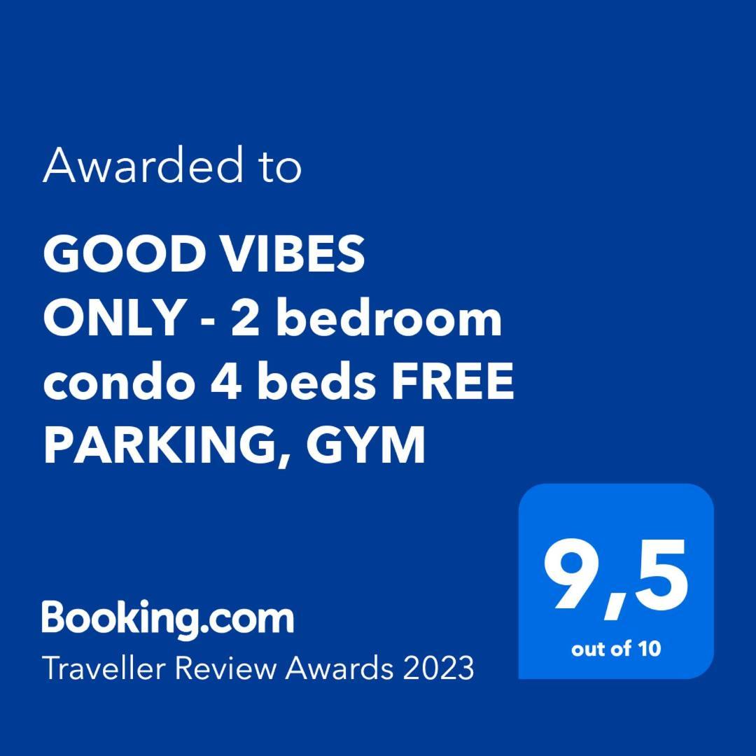 Good Vibes Only -Modern And Spacious 2 Bedroom Condo 4 Beds Free Parking, Gym Québec Kültér fotó